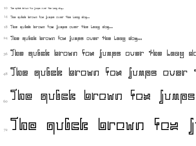 India Snake Pixel Labyrinth Game font waterfall